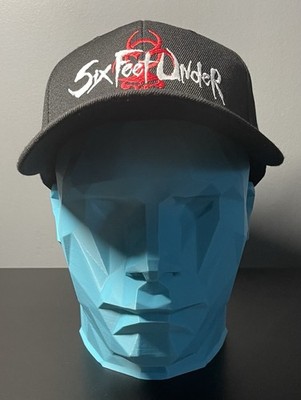 Six Feet Under  Embroidered Logo Black Hat One Size Fits All