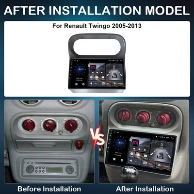 For Renault Twingo 2005-2013 Autoradios Carplay Multimedia Video Player GPS Navi