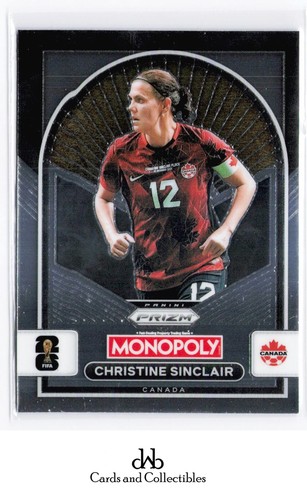 2026 Panini Prizm Monopoly FIFA World Cup Christine Sinclair #100 card