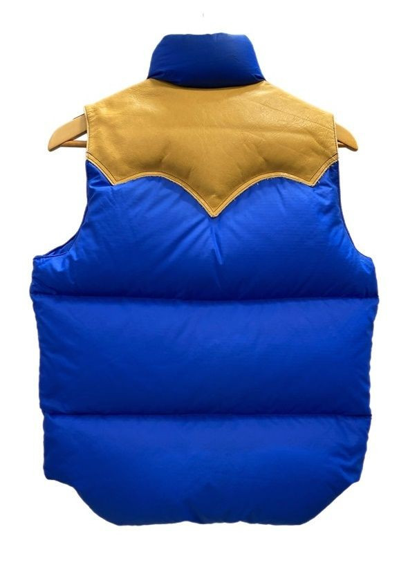Rocky Mountain Featherbed Christy Down Vest Blue x Camel Rocky Mountain Featherbed Christy Down Vest Blue x Camel