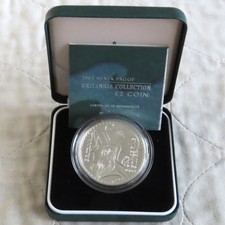 2003 SILVER PROOF £2 1oz BRITANNIA - mintage 2016