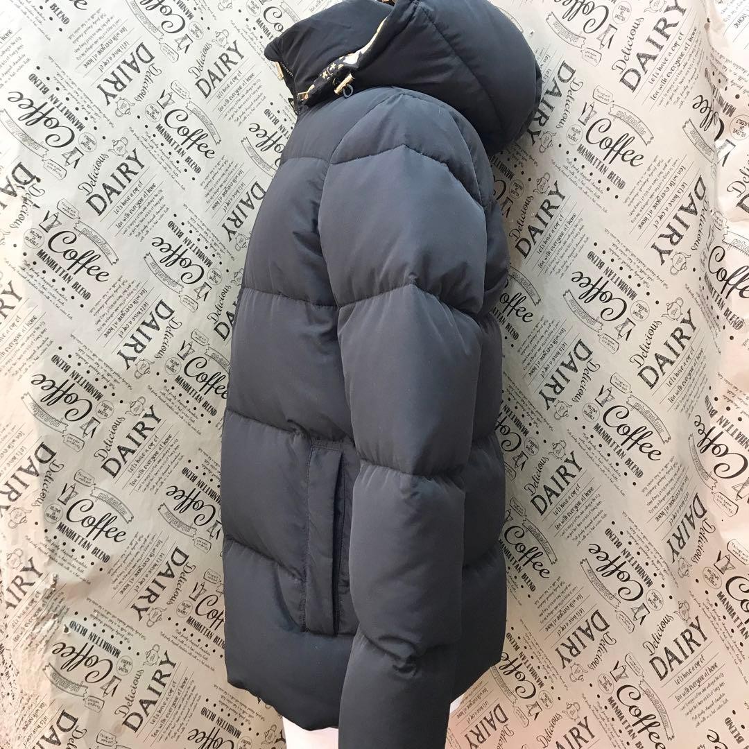 USED VERSACE BAROQUE DOWN JACKET, SIZE 38, BLACK, S3051 GOOD thumbnail 3