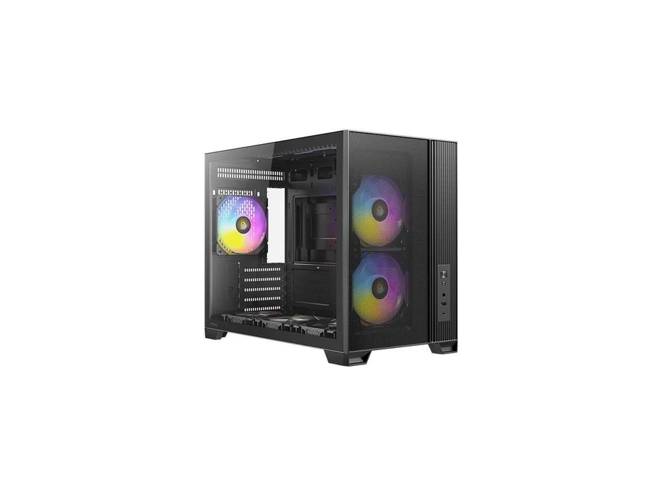 Antec FLUX M, 6 PWM Fans Included, F-LUX Platform, Front PSU Chamber, Vertical A - Image 2 of 4