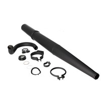 Simson SR50 SR80 Auspuff-Set Keramikbeschichtet Schwarz Matt KrüMmer Anbauteilen