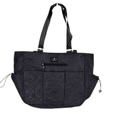 Baggallini On The Go Grey Quilted Diaper Bag