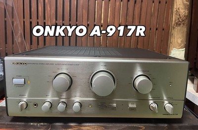 Onkyo Integra A-917R Integrated Amplifier Silver Vintage Audio