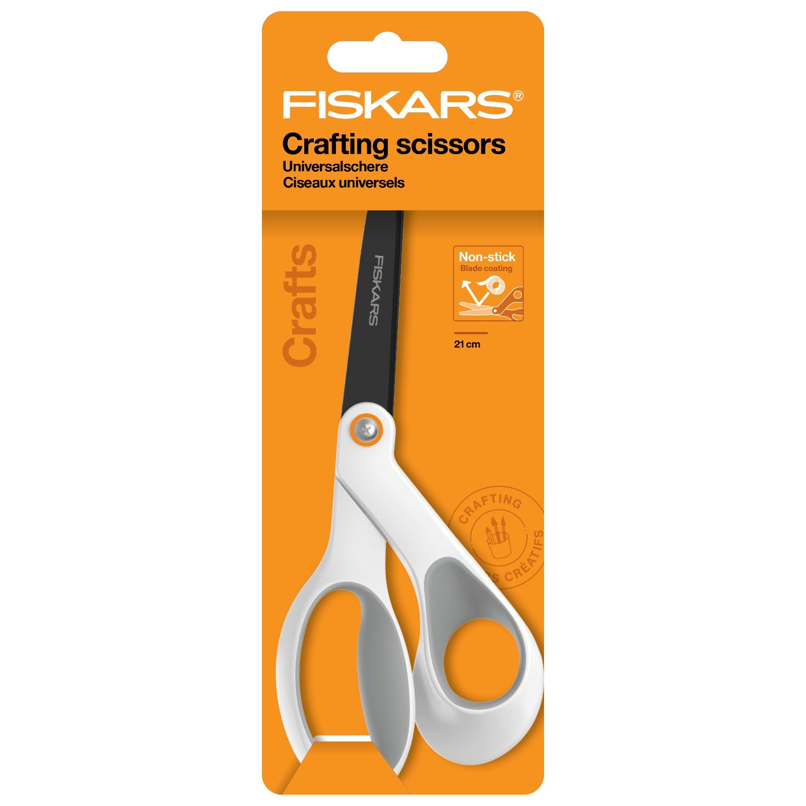Fiskars Crafting Scissors Non Stick General Purpose 21cm