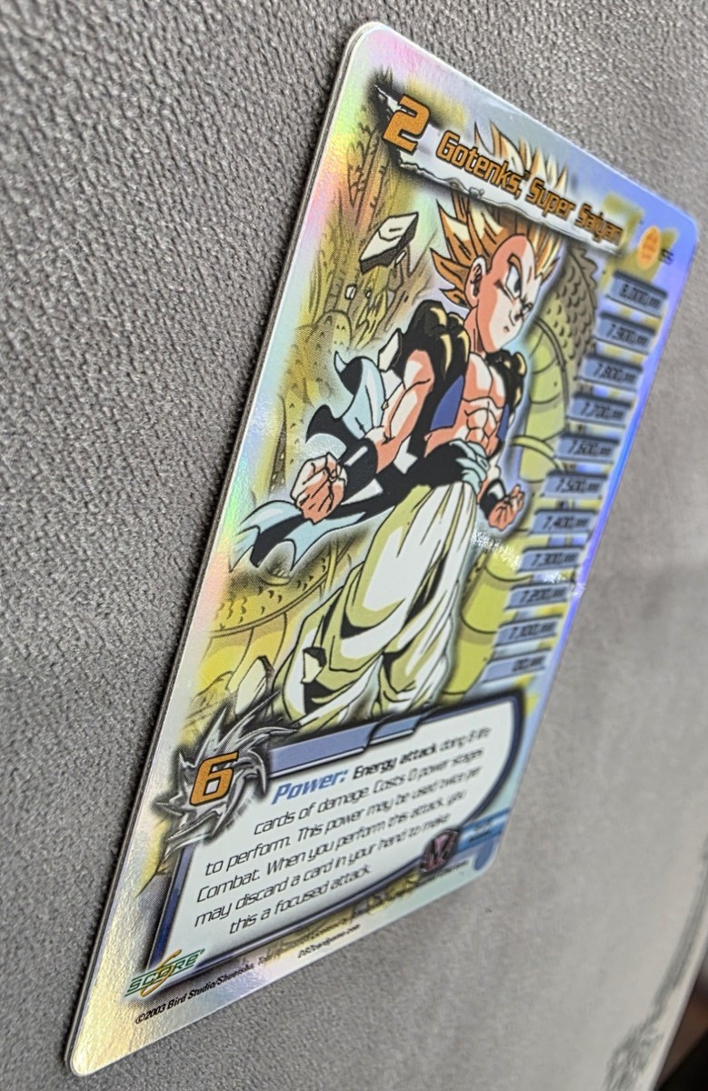 GOTENKS, Super Saiyan 6/6 DRAGONBALL Z Score 2003 Foil! | eBay