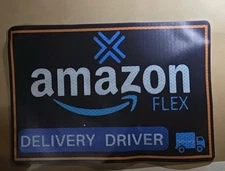 Amazon Flex Delivery Driver Car Magnet, Magnetic Sign