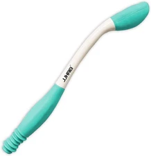 Bottom Wiping Aid - Long Reach Comfort 1 Count (Pack of 1), Green + White 