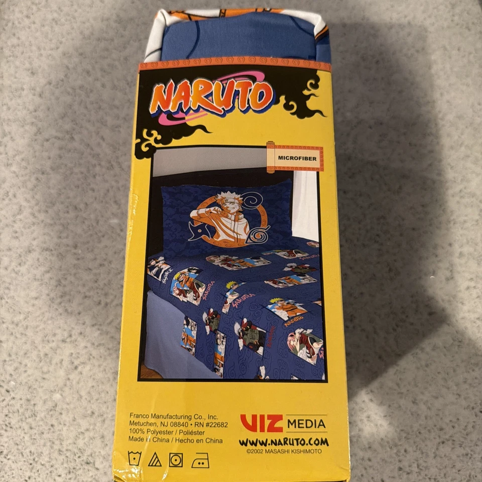 火影忍者 3 件套双床单套装带枕套 — 第 4/4 张图片