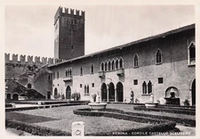 ITALY VERONA COURTYARD CASTLE SCALIGERO