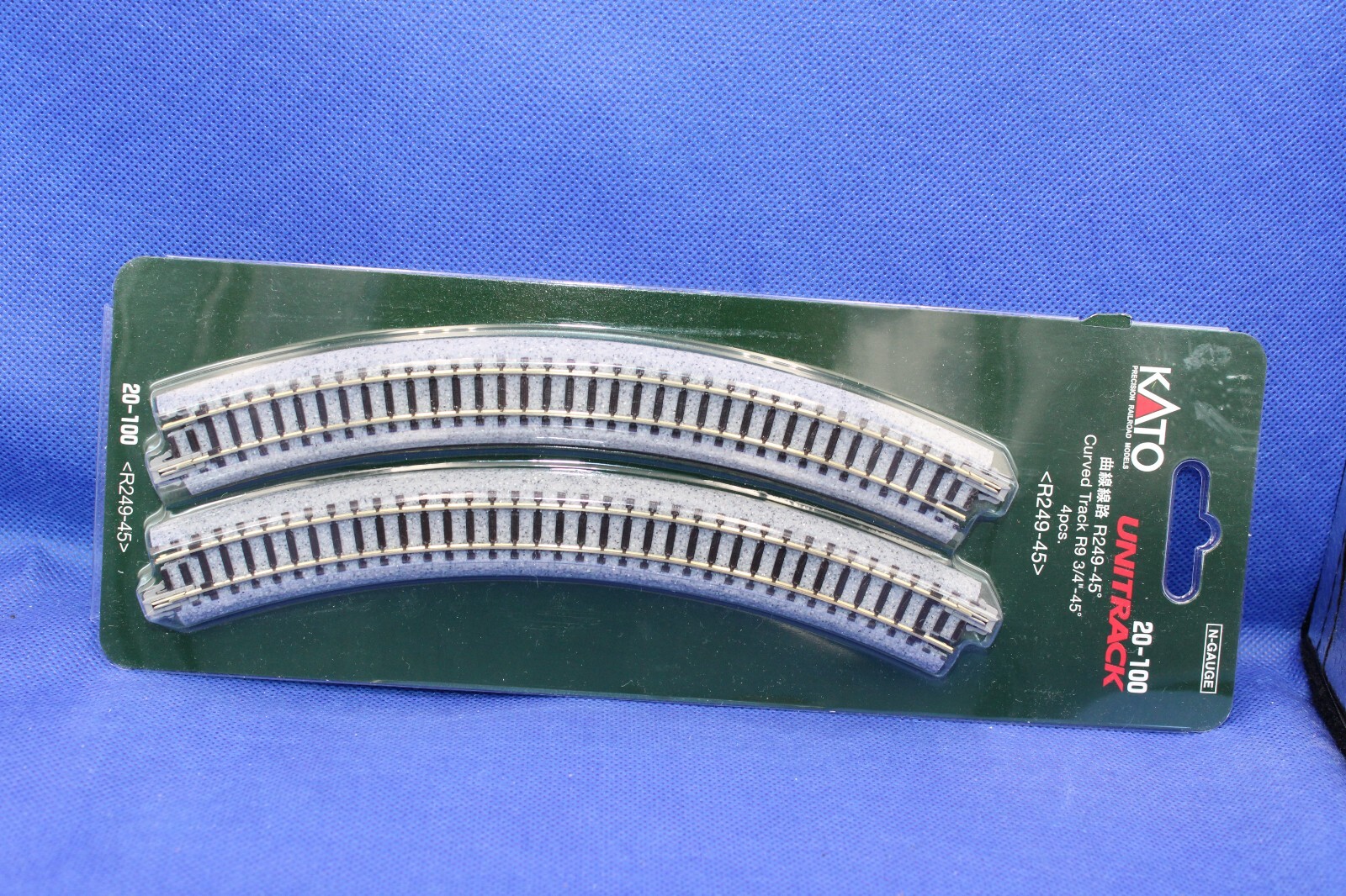 KATO H0 Unitrack 2-331 Gebogenes Gleis - 4er Set Für Modellbahn