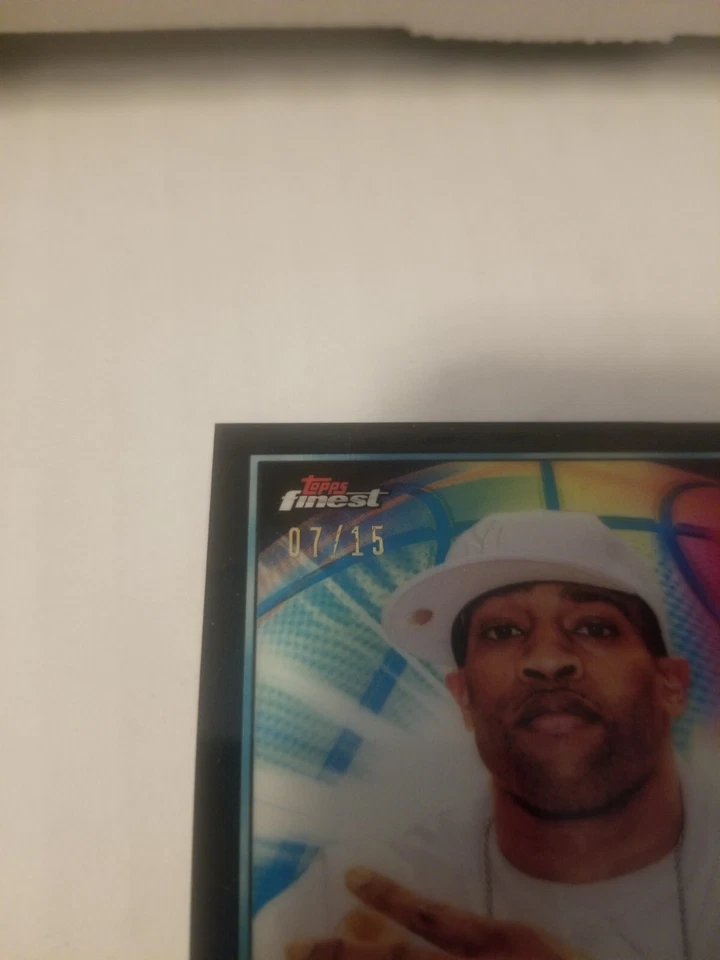 2021 Topps Finest Basketball  #FA-VC Vince Carter Black Refractor Auto /15 SP - Image 2 of 4
