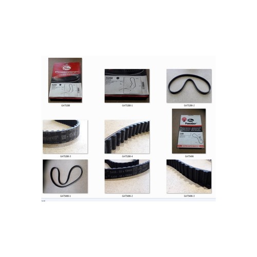 10 Courroies De Distribution T5 PU Fil D'Acier - Largeurs 10/15/20mm, Longueurs 440 à 485mm - Professionnel
