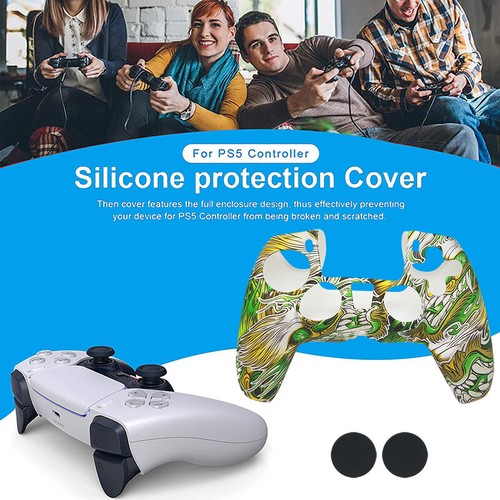 Silikon Abdeckung Gel Hülle für PlayStation 5 PS5 Controller & Daumengriffe für PS5 - Bild 26 von 45