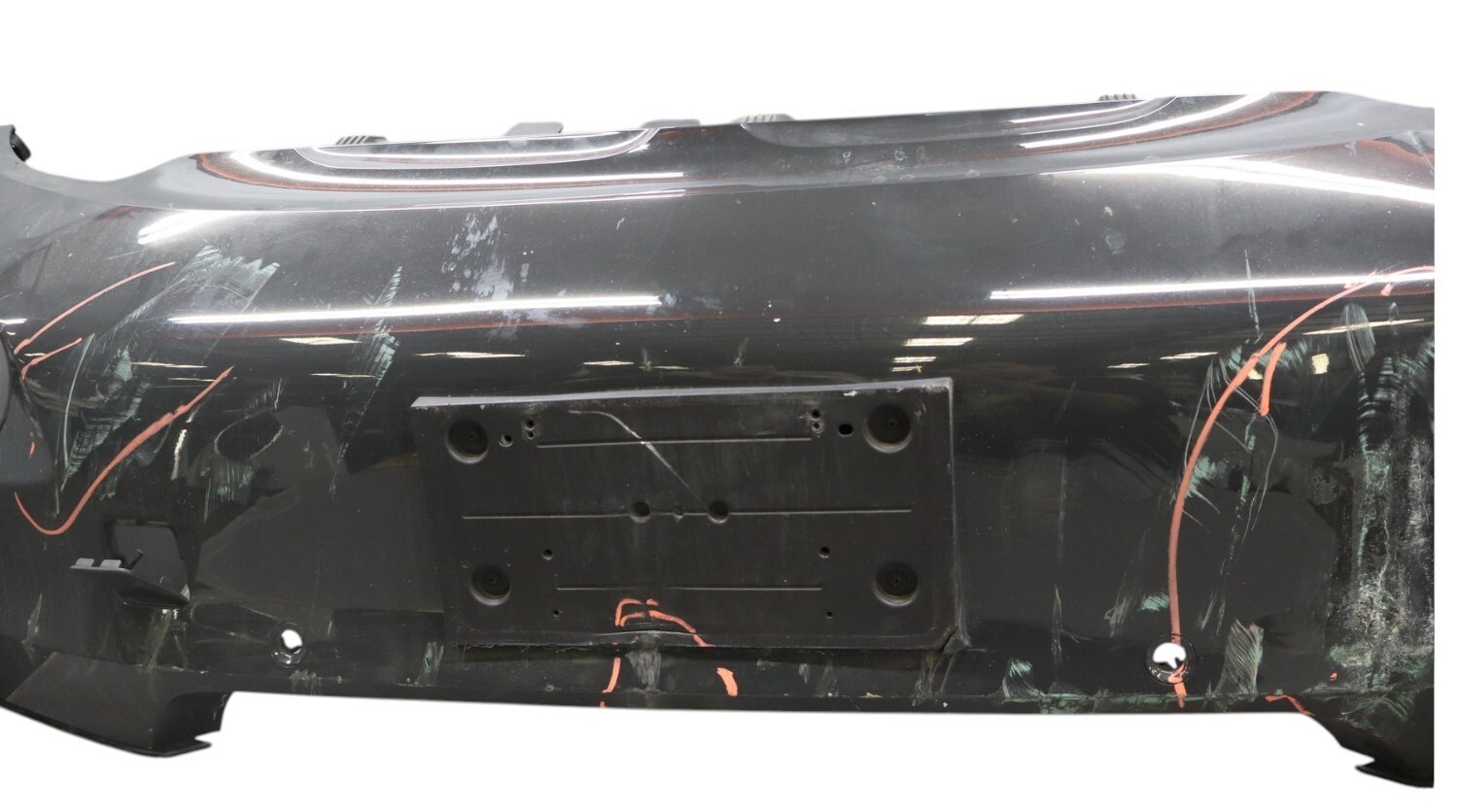 14-17 BMW I01 i3 Front Bumper Cover Panel Assembly Black 51117296815 Oem