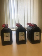 3 x  Benzinkanister 10 Liter Kraftstoff Kanister schwarz 