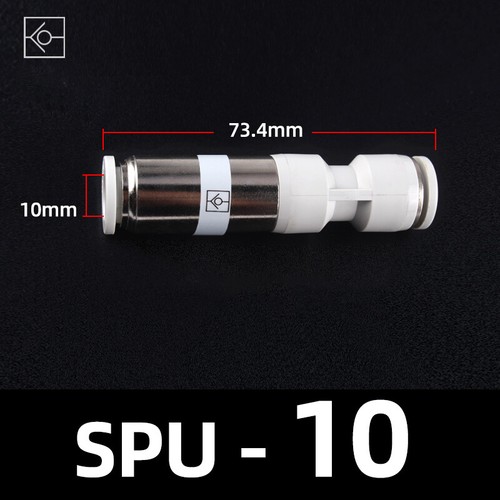 4mm - 12mm Plastics Non Return Valve Push in Straight & Elbow Connector Compact - Picture 9 of 15
