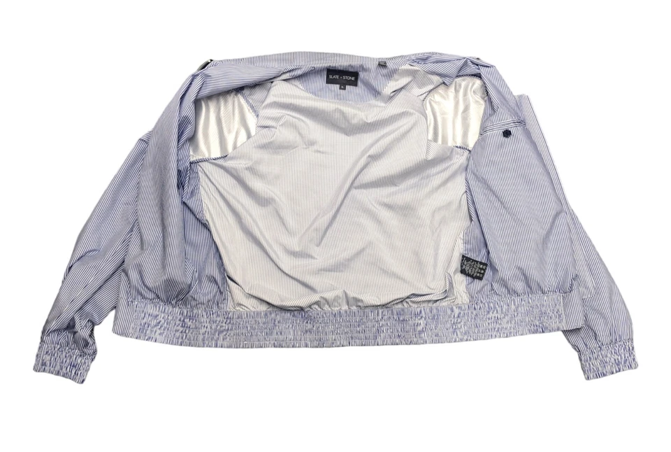 Легкая куртка-бомбер Slate & Stone размер XL Calvin в синюю полоску - Изображение 4 из 4