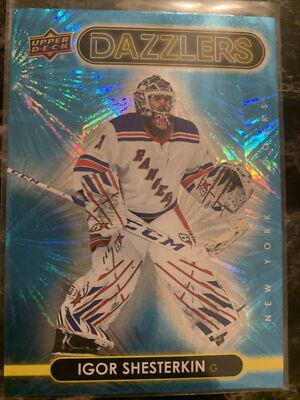Igor Shesterkin  2021-22 Upper Deck Series 1 Dazzlers DZ-32