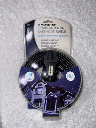 Sirius Antenna Extension Cable 50' Cable Monster - NEW