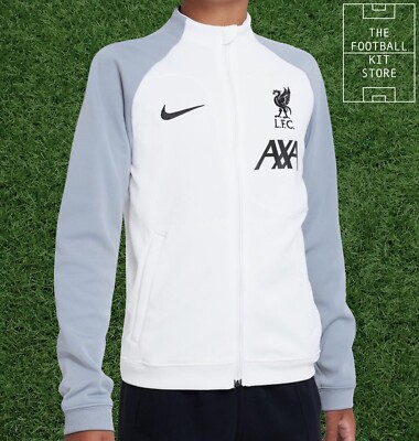 Liverpool Anthem Jacket Youth Nike LFC Track Top Zip Pockets