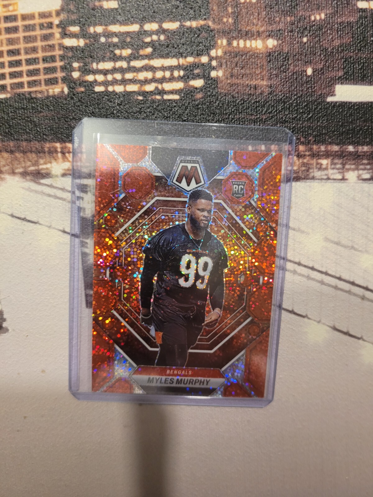 2023 Panini Mosaic -Red Sparkle #351 Myles Murphy (RC) Bengals