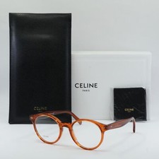 CELINE CL50008I 042 Transparent Orange 49mm Eyeglasses New Authentic