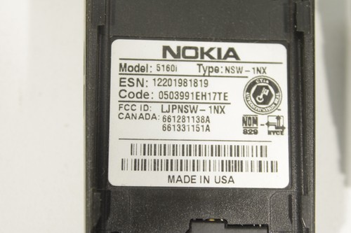 Téléphone portable NOKIA 5160i, vintage. (réf K 077) - Photo 10 sur 10