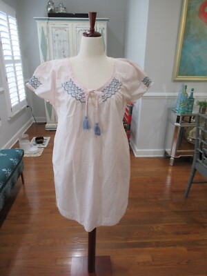 ODD MOLLY DRESS 4/ XL PINK COTTON NWOT