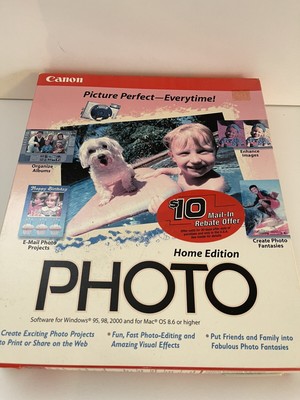 Canon Home Edition CD-Rom in PC Window95 98 2000 and Mac OS 8.6 or higher (KK39)