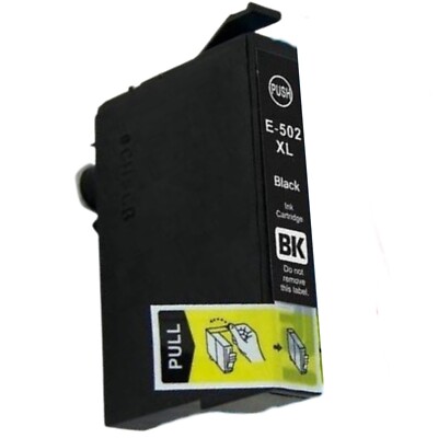 1 x SCHWARZ 502XL TINTENPATRONE ALS ERSATZ EPSON XP-5155 XP-5100 WF-2865 NICHT OEM