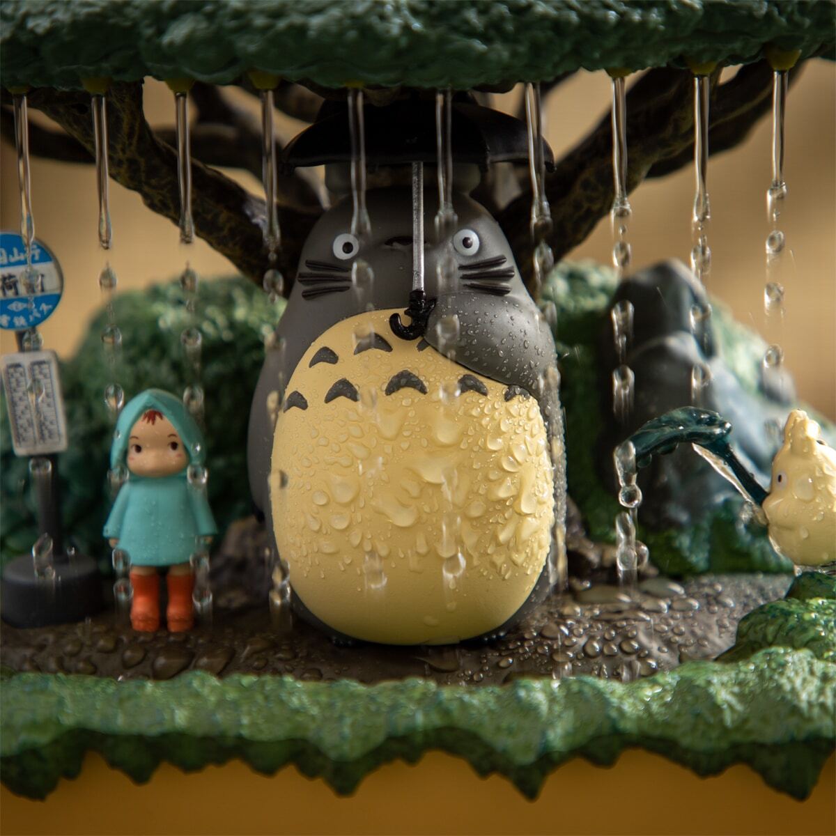 My Neighbor Totoro Water Garden BONSAI Rain Figure | eBay