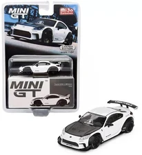 Mini GT 1:64 Toyota GR86 LB Nation White Diecast Model Car MGT00769