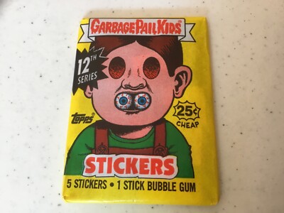 G. Pail Kids 12 Wax Pack ( 1 ). Hard To Find At A Good Price. NICE.