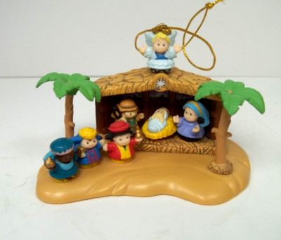 Fisher Price Little People Little Manger 2006 Mattel Basic Fun
