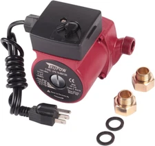 3/4" NPT 110V Hot Water 3-Speed Circulation Pump Circulator Pump