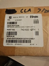 simplex fire alarm media card fiber optic