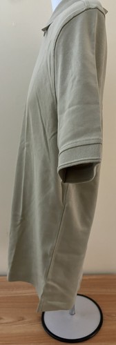 CAMISA POLO HOMBRE VANHEUSEN MANGA CORTA TALLA PEQUEÑA COLOR OLIVA SUAVE NUEVA CON ETIQUETAS - Imagen 2 de 6