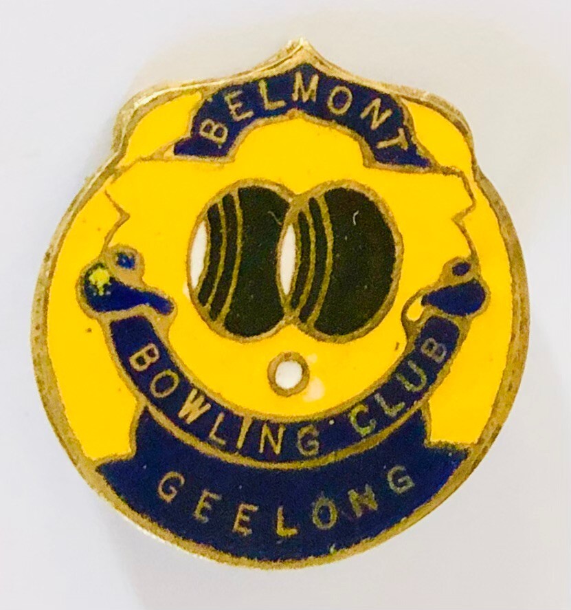 Geelong Belmont Bowling Club Badge Pin Rare Vintage (L9) eBay