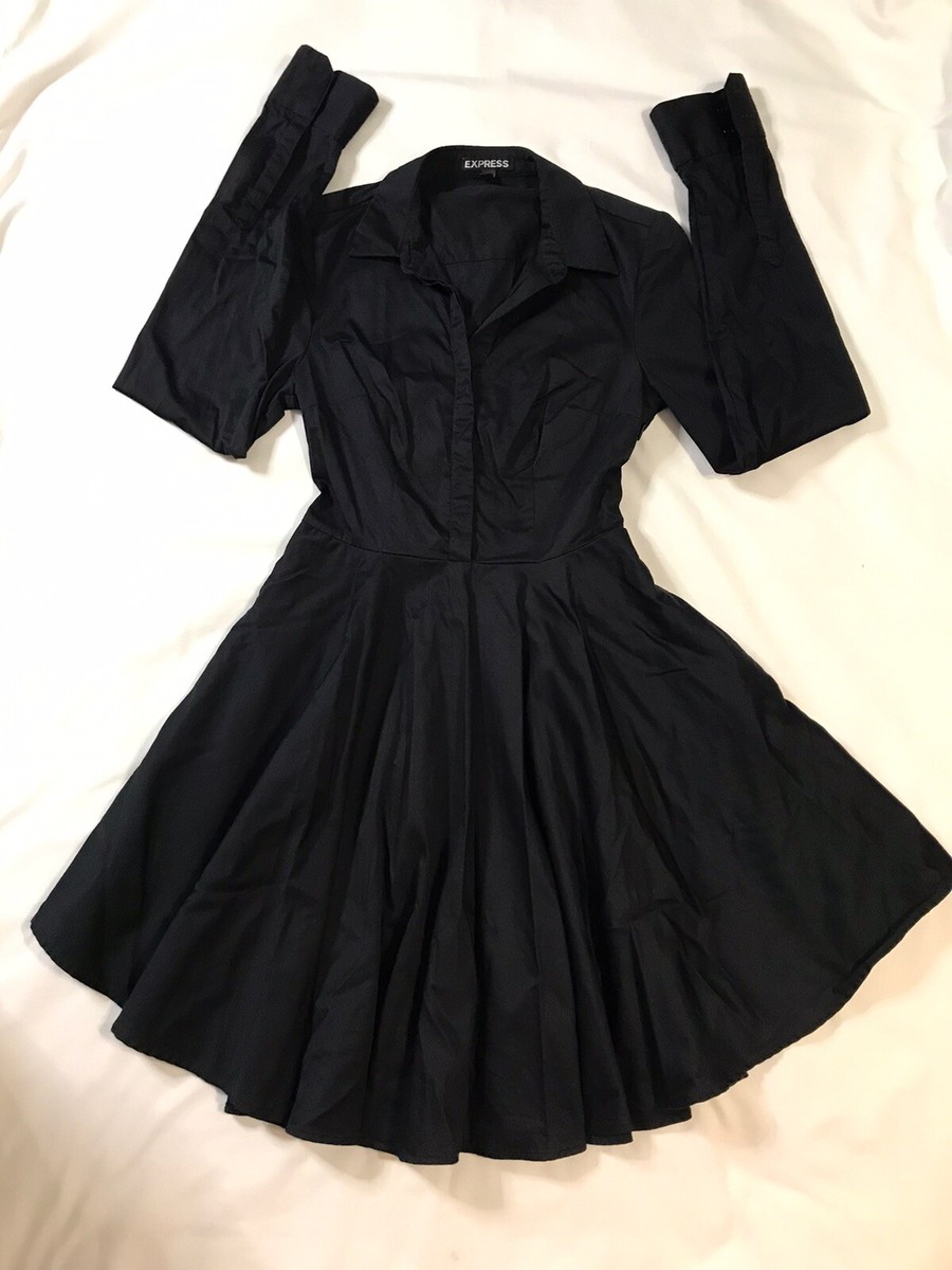 ワンピース French Sleeve Polo Long Dress - black French Sleeve Polo Long Dress - black