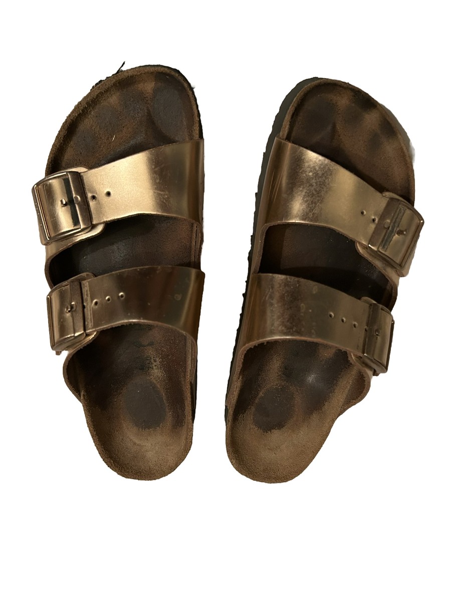 Papillo Birkenstock Metallic Sandals Size 40
