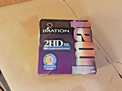 10x IMATION Diskette 2HD 3,5'' IBM,0 formatierte Disketten Pack - NEU VERSIEGELT