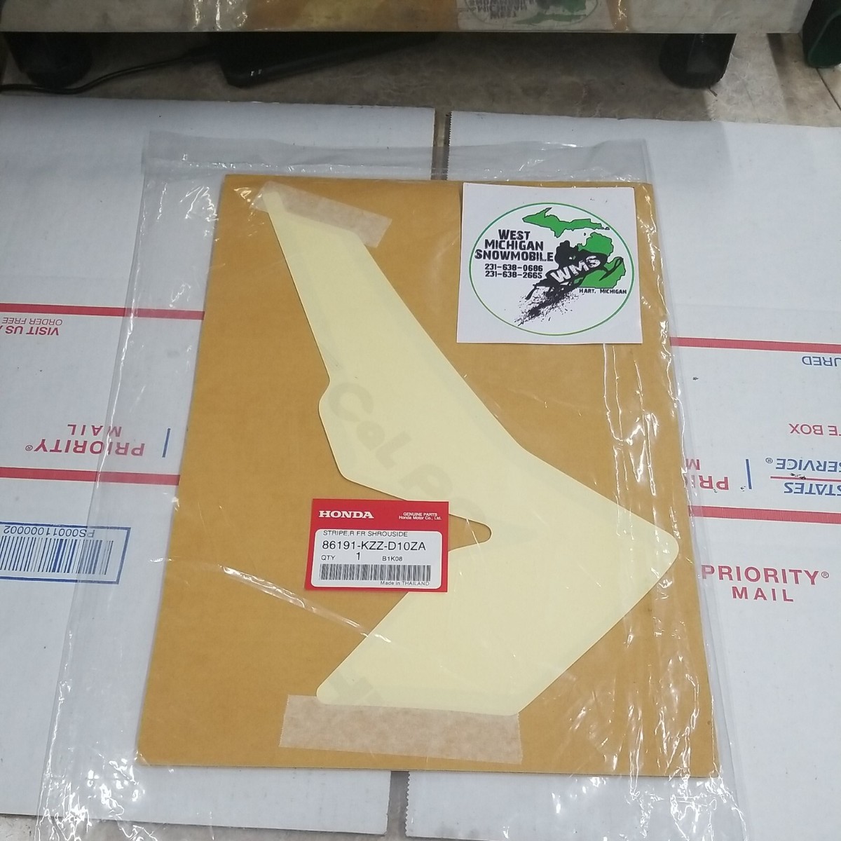 ☆k.honda-dec.25_paint☆ Honda FR Right Shroudside Stripe OEM 86191-KZZ-D10ZA QTY 1 | eBay