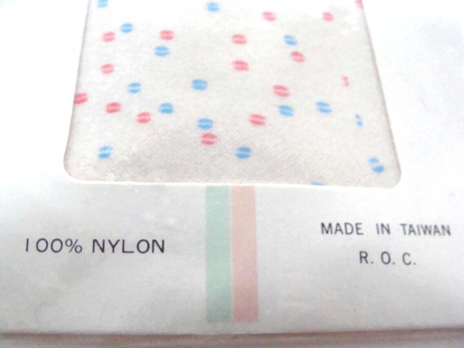 NEW SEALED VTG QueenTex Tights Panty Hose White with Pattern One Size PPP777