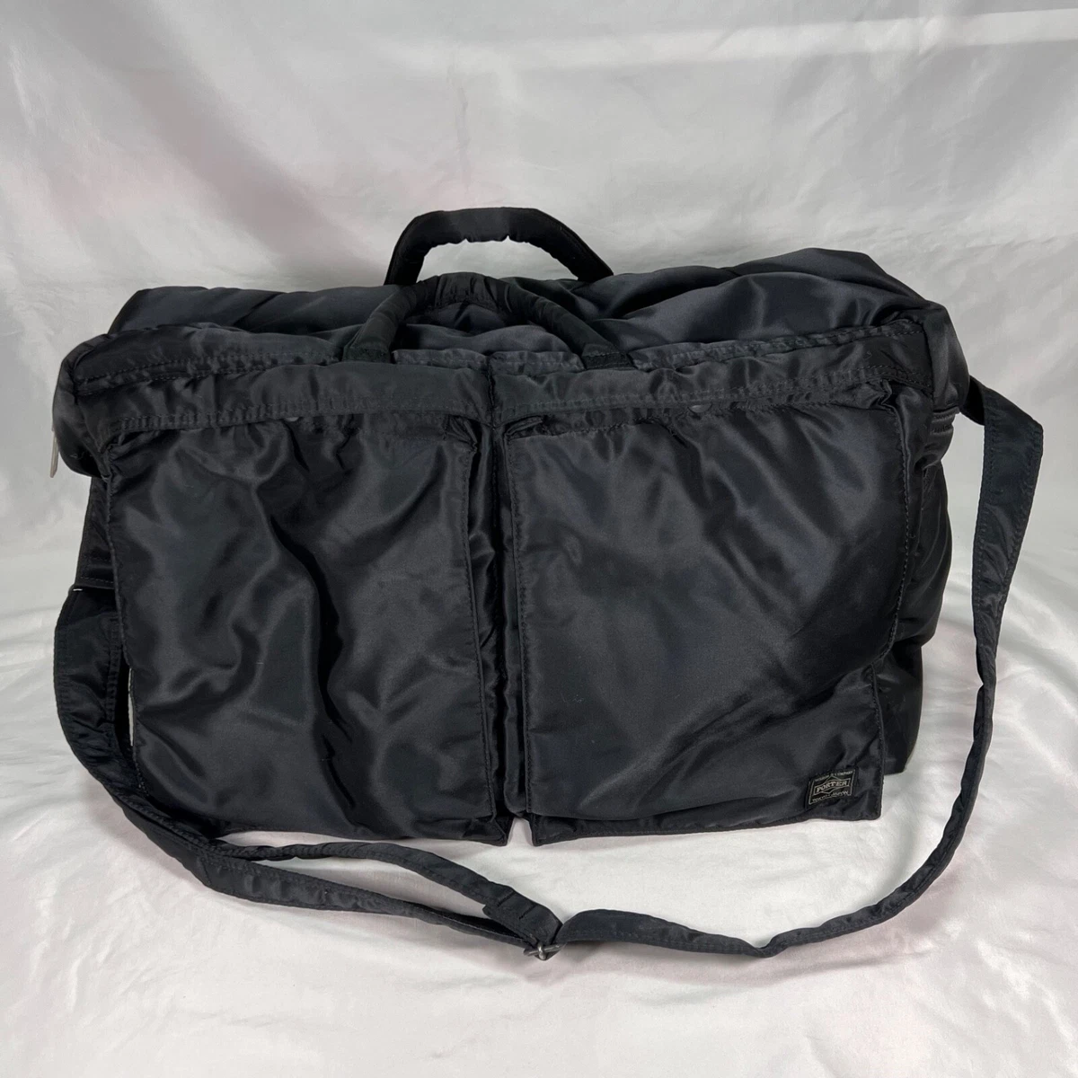 Porter Yoshida & Co Tanker 2WAY BRIEFCASE Black very good