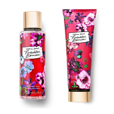 Victoria's Secret FORBIDDEN BERRIES Fragrance Mist and Lotion | eBay