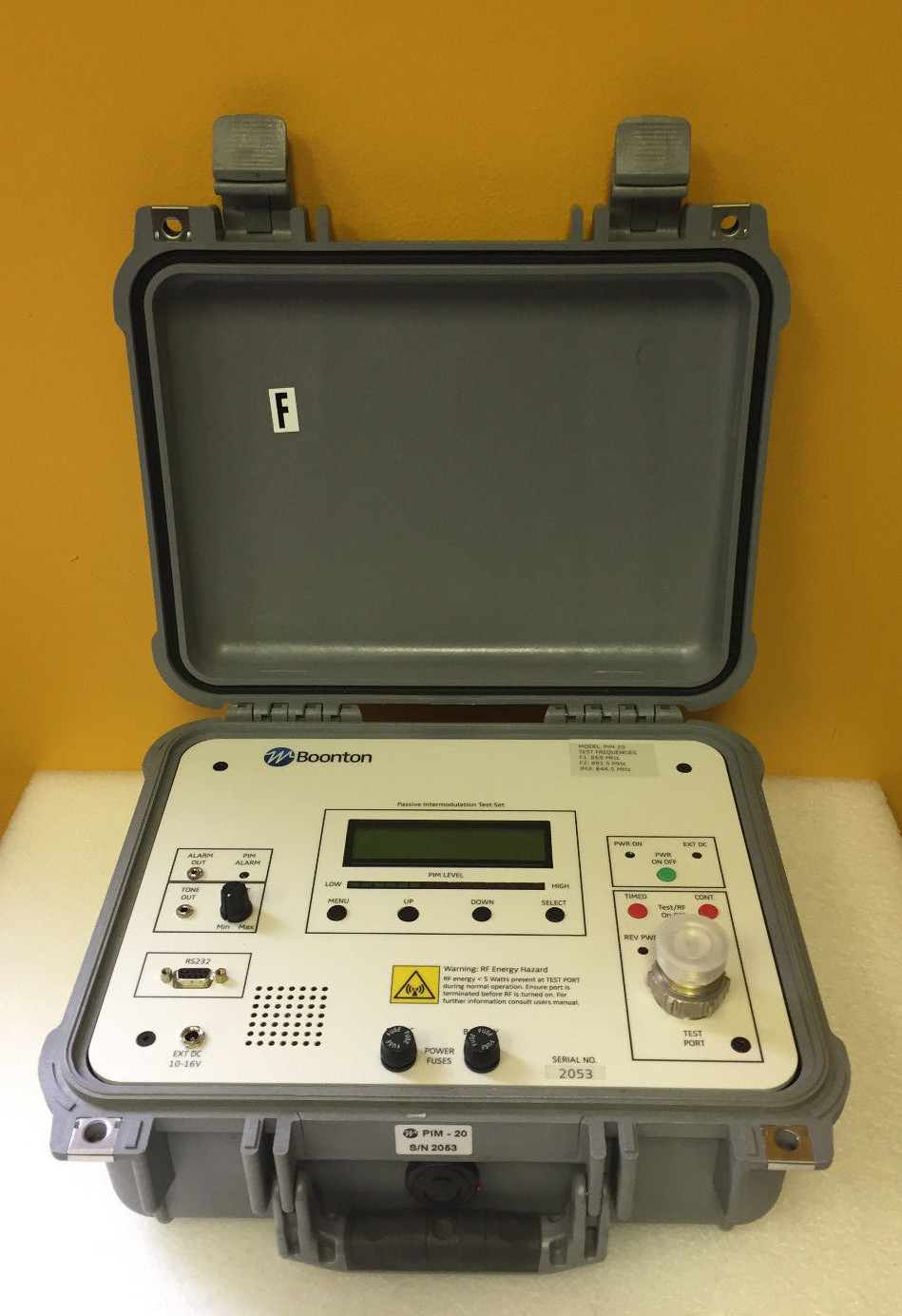 Boonton PIM-20 GK-A01 869 + 891.5 MHz, Passive Intermodulation Test Set