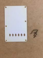 Vintage Fender Natural Aged Relic 1ply Guitar Strat Back Plate Tremolo Cover USA